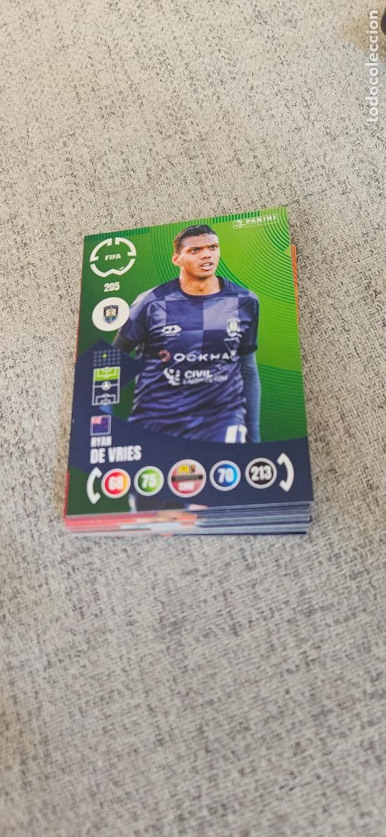 Cromos de F&uacute;tbol: 205 de vries auckland fifa mundial de clubes world cup adrenalyn XL2024 2025 24 25