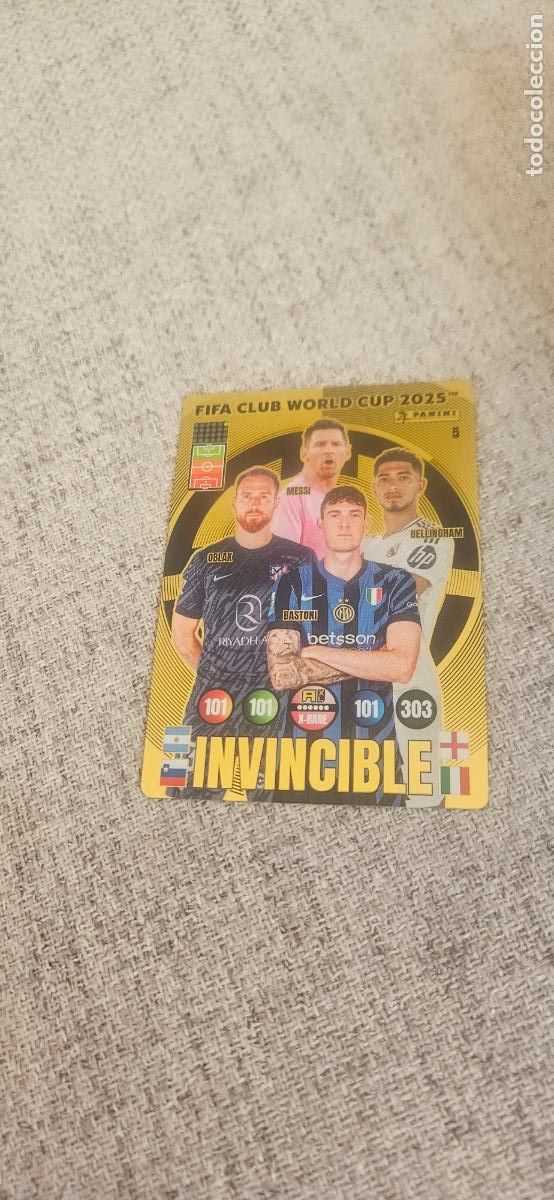 Cromos de Futebol: 5 card invincible fifa mundial de clubes world cup adrenalyn XL2024 2025 24 25
