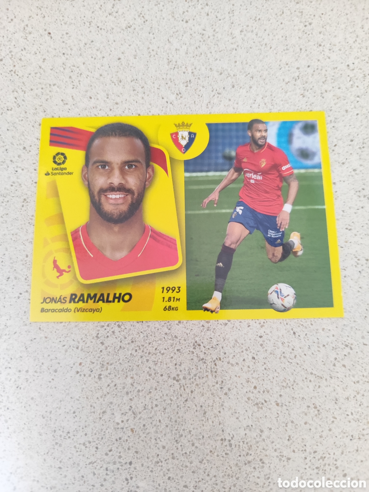 Figurine di Calcio: CROMO RAMALHO OSASUNA N&Uacute;MERO 8A. LIGA ESTE 21/22.