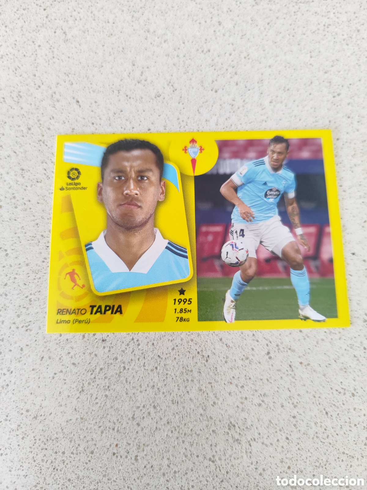 Fu&szlig;ball-Sticker: CROMO TAPIA CELTA DE VIGO N&Uacute;MERO 12. LIGA ESTE 21/22.