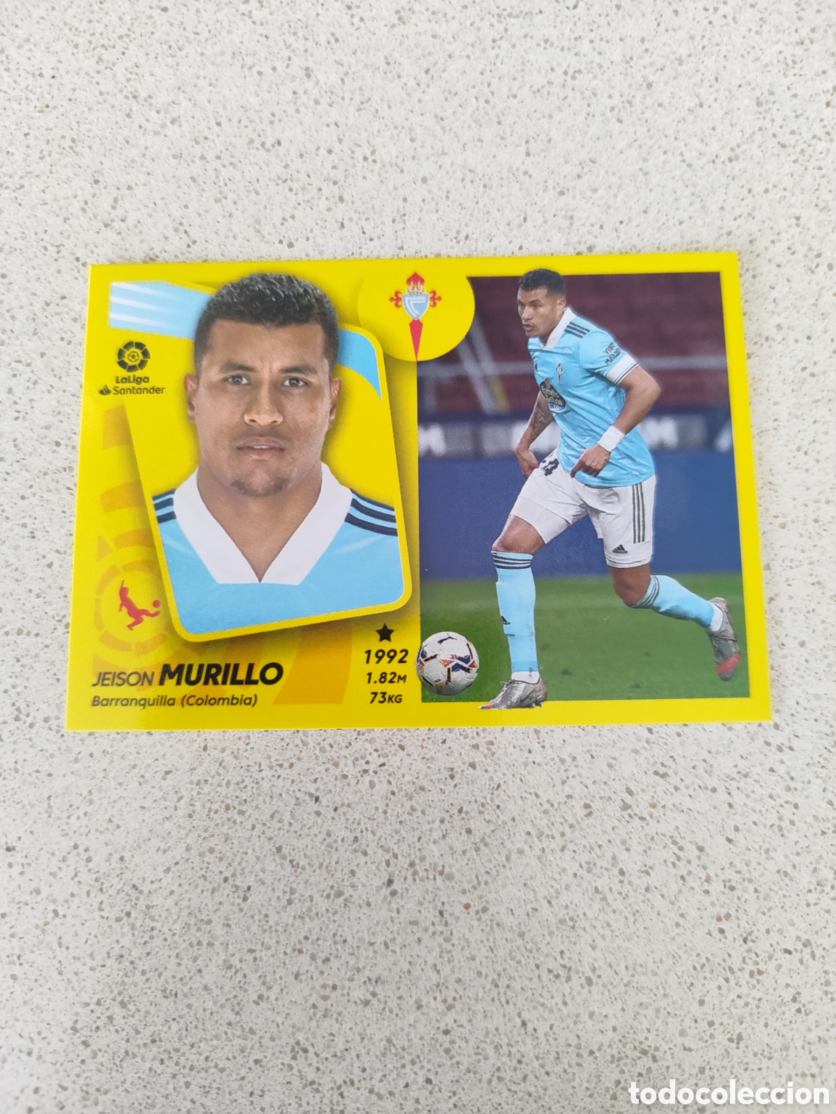 Figurine di Calcio: CROMO MURILLO CELTA DE VIGO N&Uacute;MERO 9. LIGA ESTE 21/22.