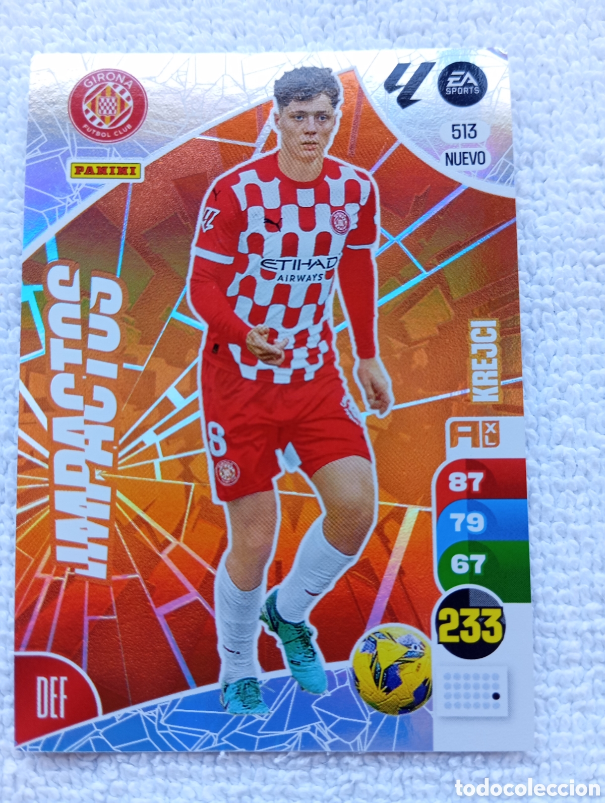 Cromos de F&uacute;tbol: Impactos Krejci 513 nuevo Adrenalyn XL 24 25