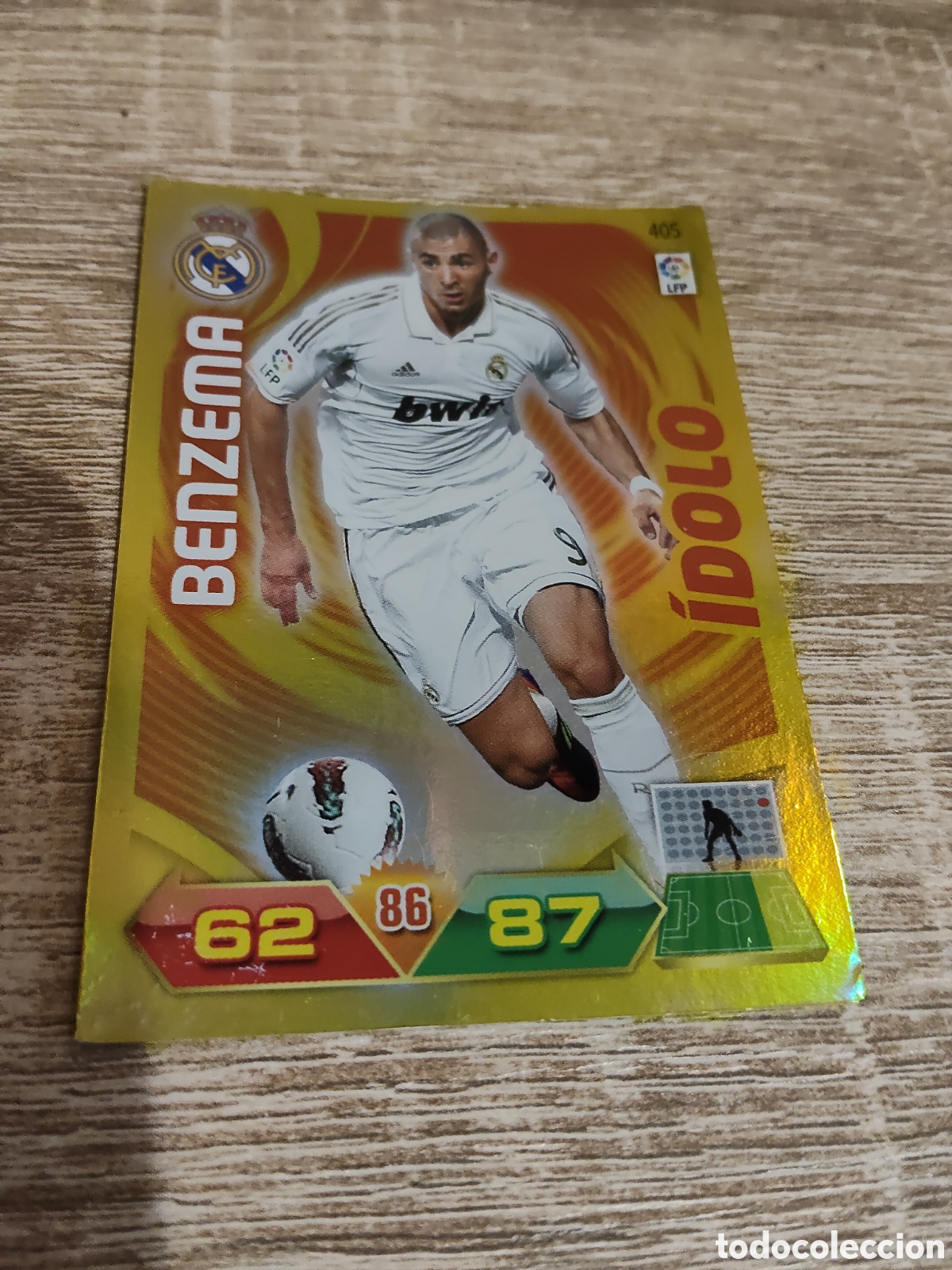 Cromos de F&uacute;tbol: Panini Adrenalyn 2011 2012 11 12 Benzema Real Madrid &iacute;dolo