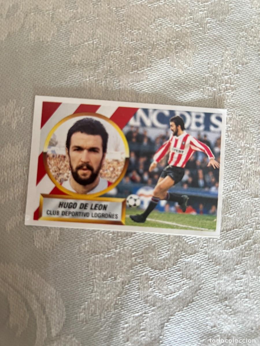 Cromos de f&uacute;tbol: HUGO LE&Oacute;N BAJA LOGRO&Ntilde;&Eacute;S SIN PEGAR ESTE 88 89 - Foto 1