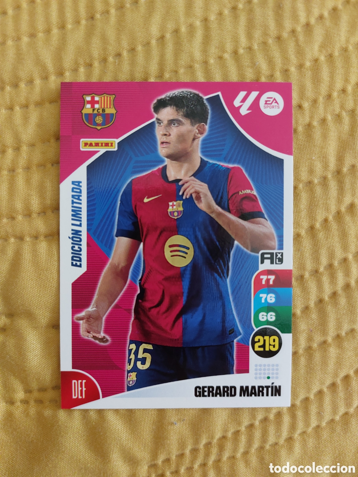 Cromos de f&uacute;tbol: GERARD MARTIN EDICION LIMITADA FC BARCELONA LIGA 24 25 2024 2025 ADRENALYN XL