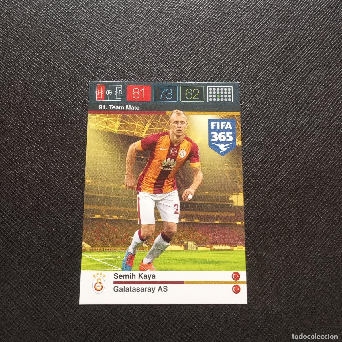 Cromos de F&uacute;tbol: 91 SAMIH KAYA GALATASARAY ADRENALYN 2015 2016 FIFA 365 CROMO FUTBOL 15 16 - (MD1-06/07) PG22