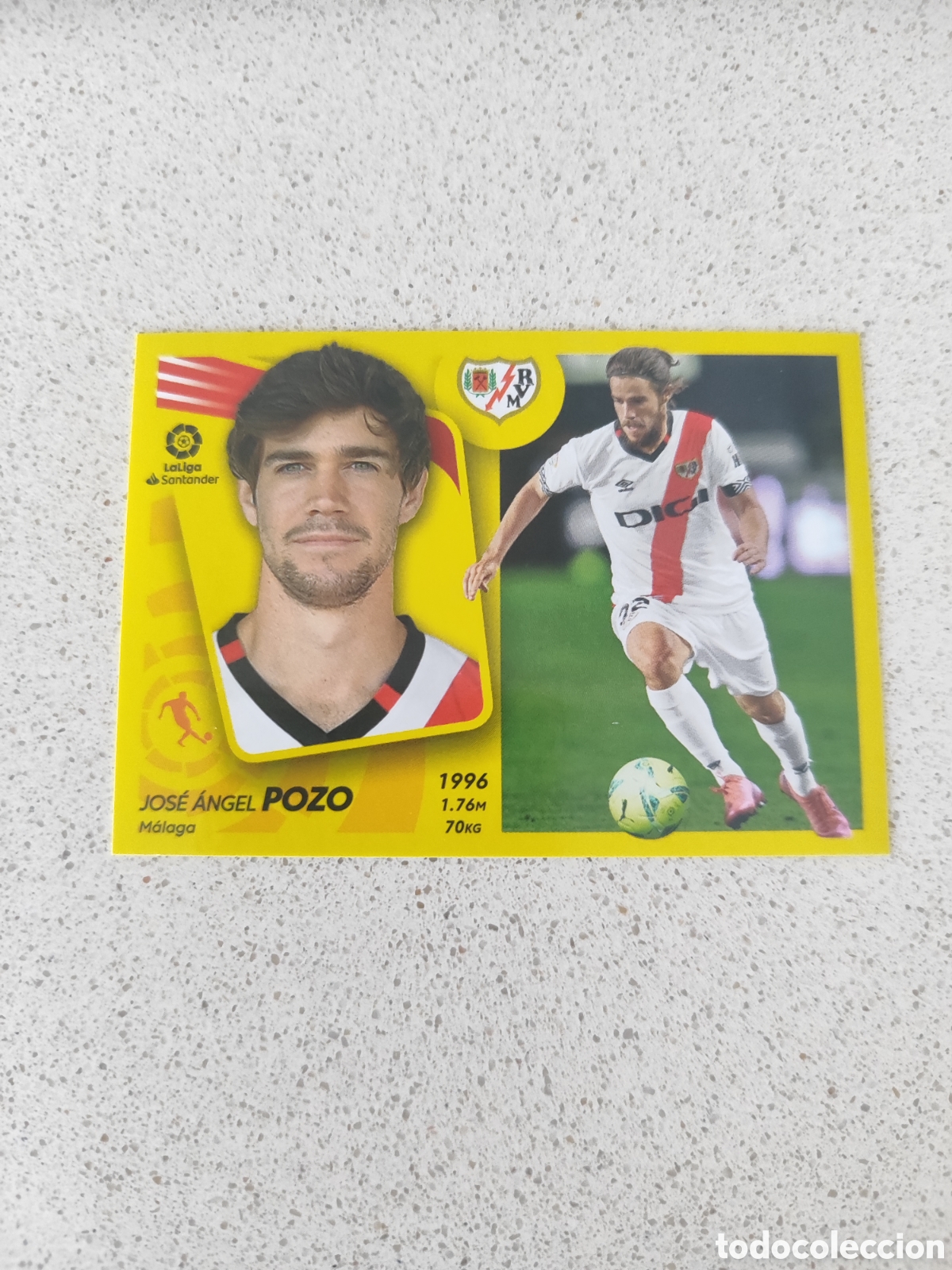 Cromos de Futebol: CROMO POZO RAYO VALLECANO N&Uacute;MERO 13B. LIGA ESTE 21/22.