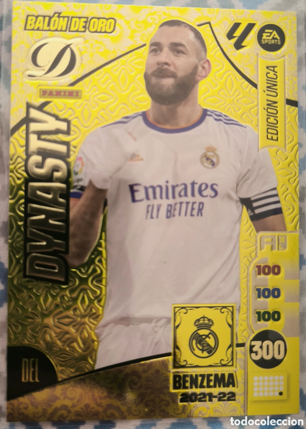 Cromos de F&uacute;tbol: BENZEMA DYNASTY BALON DE ORO - REAL MADRID - ADRENALYN 2024 2025 24 25