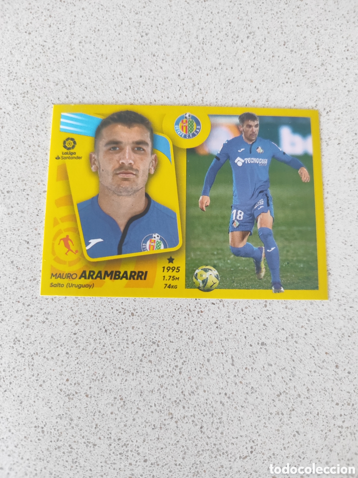 Figurine di Calcio: CROMO ARAMBARRI GETAFE N&Uacute;MERO 13A. LIGA ESTE 21/22.