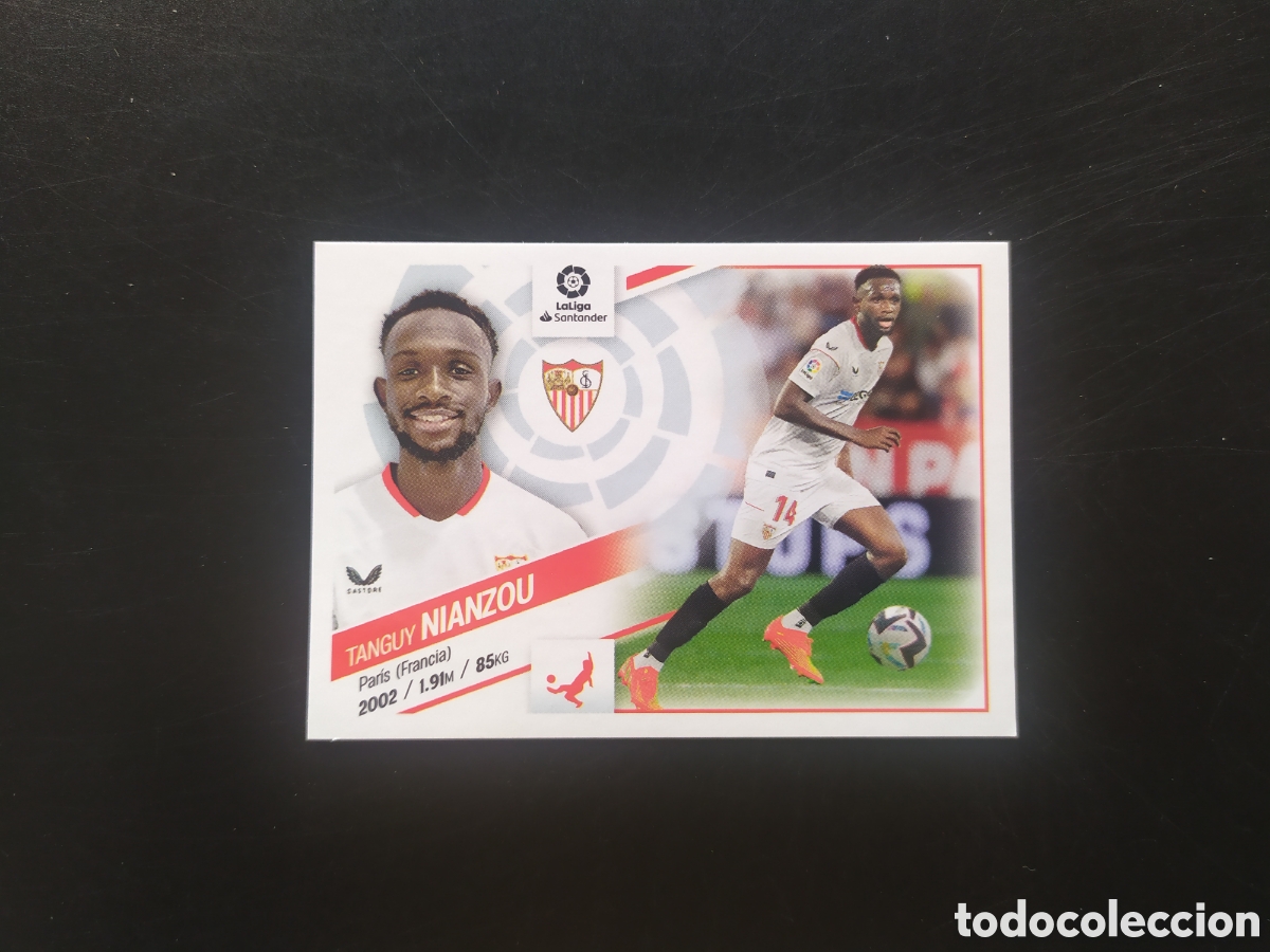 Cromos de F&uacute;tbol: Liga este 2022 2023 22 23 panini Nianzou fichaje n&deg; 37 Sevilla