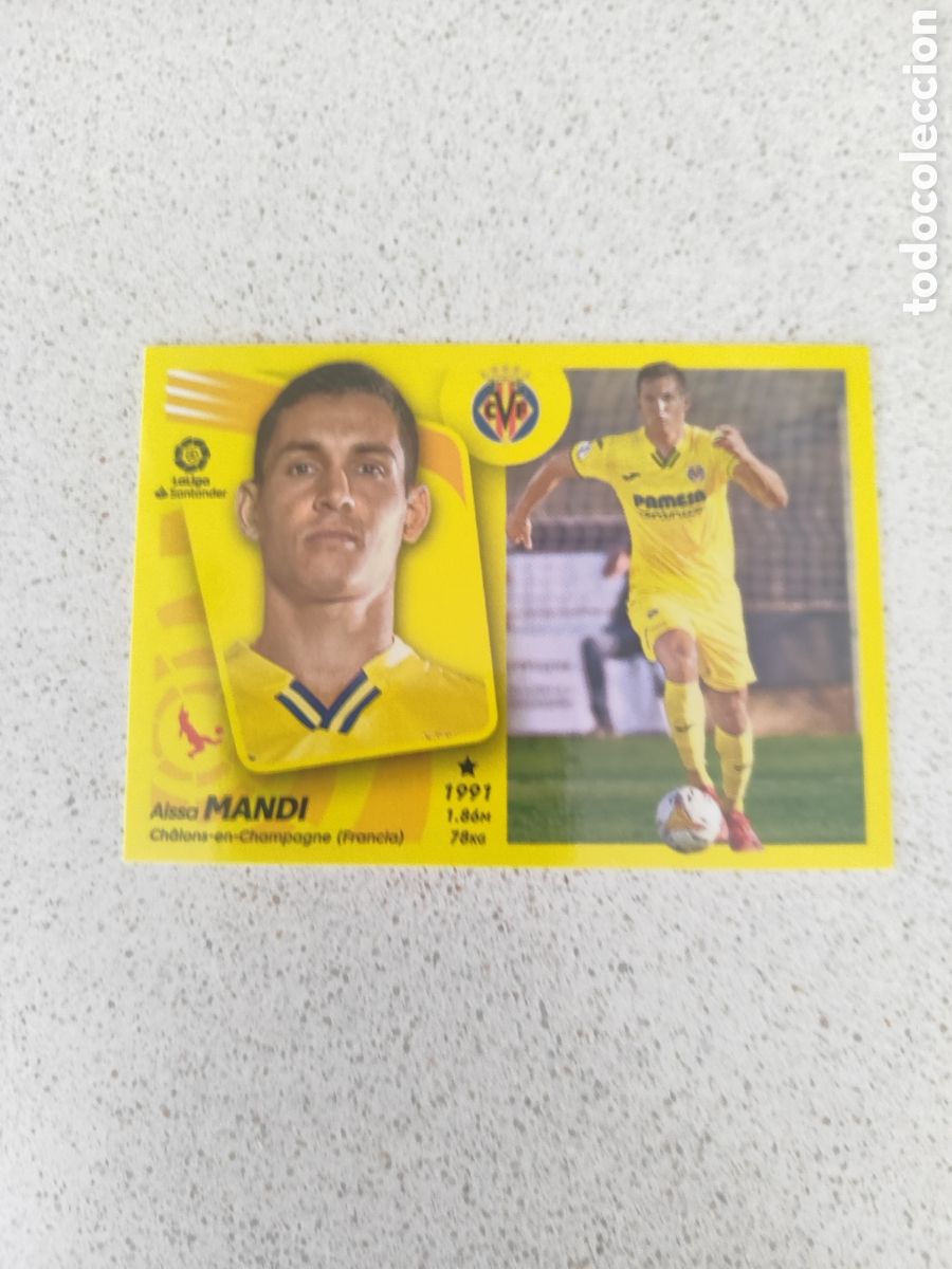 Cartes &agrave; collectionner de Football: CROMO MANDI VILLARREAL &Uacute;LTIMO FICHAJE NUMERO 8. LIGA ESTE 21/22. SEGUNDA EDICI&Oacute;N.