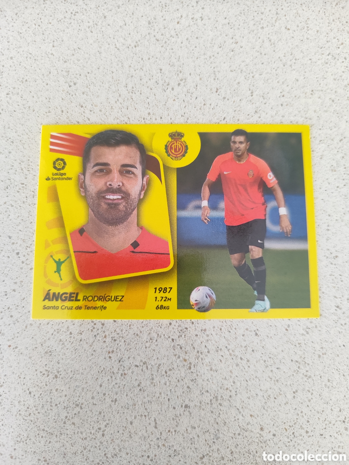 Cartes &agrave; collectionner de Football: CROMO &Aacute;NGEL MALLORCA &Uacute;LTIMO FICHAJE N&Uacute;MERO 20. LIGA ESTE 21/22. SEGUNDA EDICI&Oacute;N.
