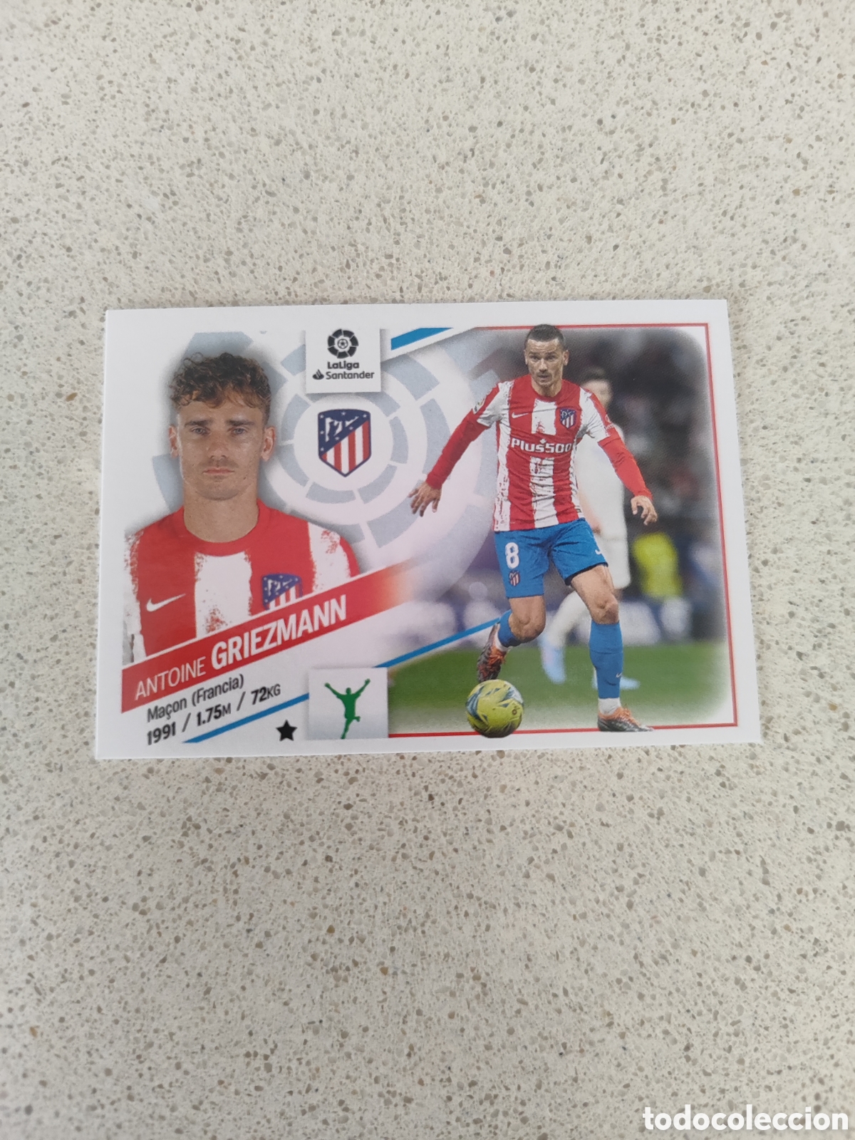 Fu&szlig;ball-Sticker: CROMO GRIEZMANN ATLETICO DE MADRID N&Uacute;MERO 20. LIGA ESTE 22/23.