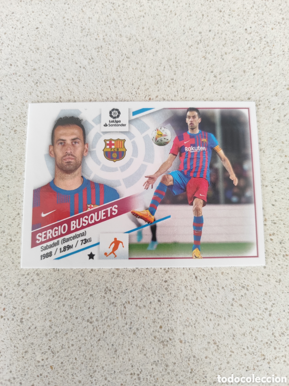 Cromos de Futebol: CROMO SERGIO BUSQUETS FC BARCELONA N&Uacute;MERO 11. LIGA ESTE 22/23.