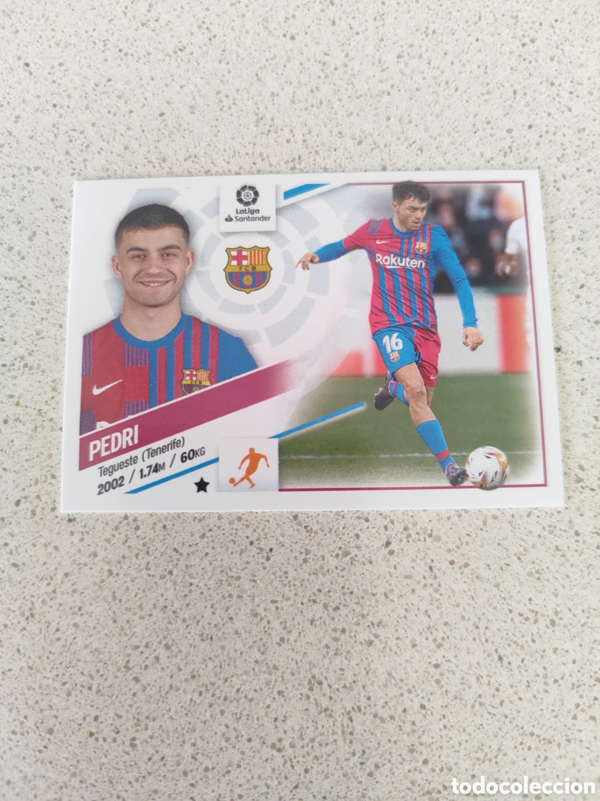 Cromos de F&uacute;tbol: CROMO PEDRI FC BARCELONA N&Uacute;MERO 15. LIGA ESTE 22/23.