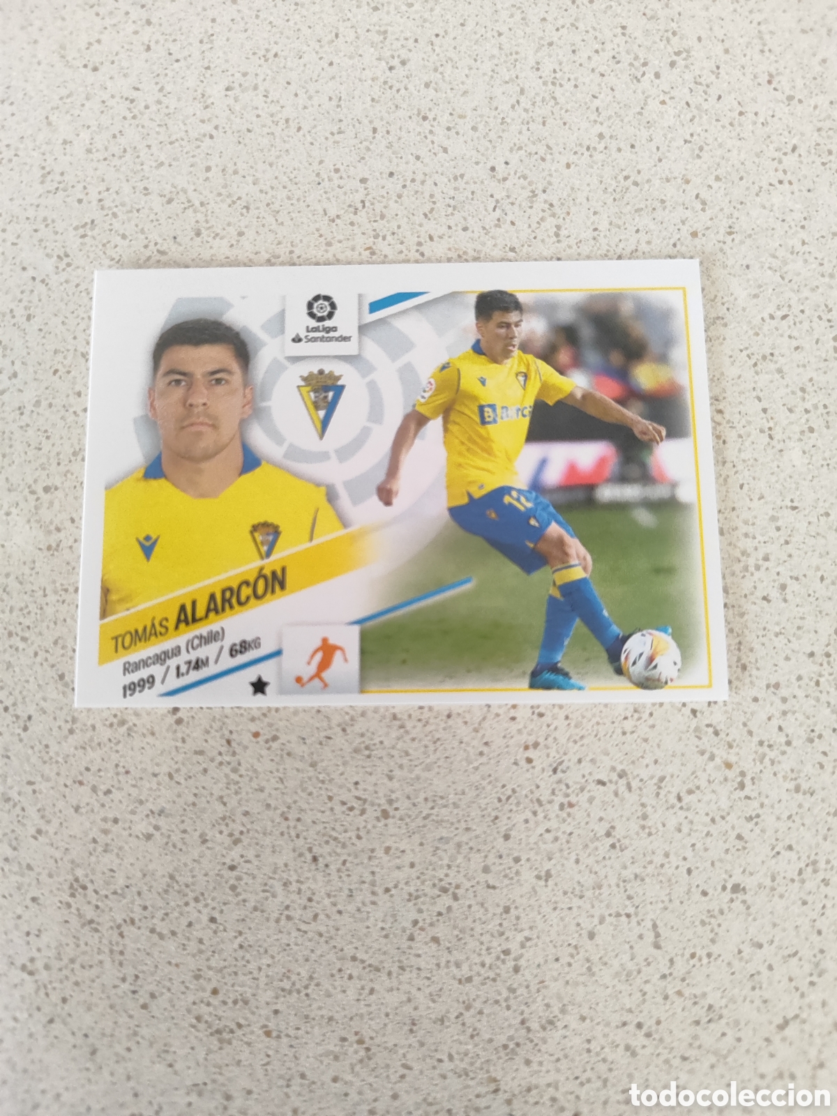 Cromos de f&uacute;tbol: CROMO ALARC&Oacute;N CADIZ N&Uacute;MERO 12. LIGA ESTE 22/23.