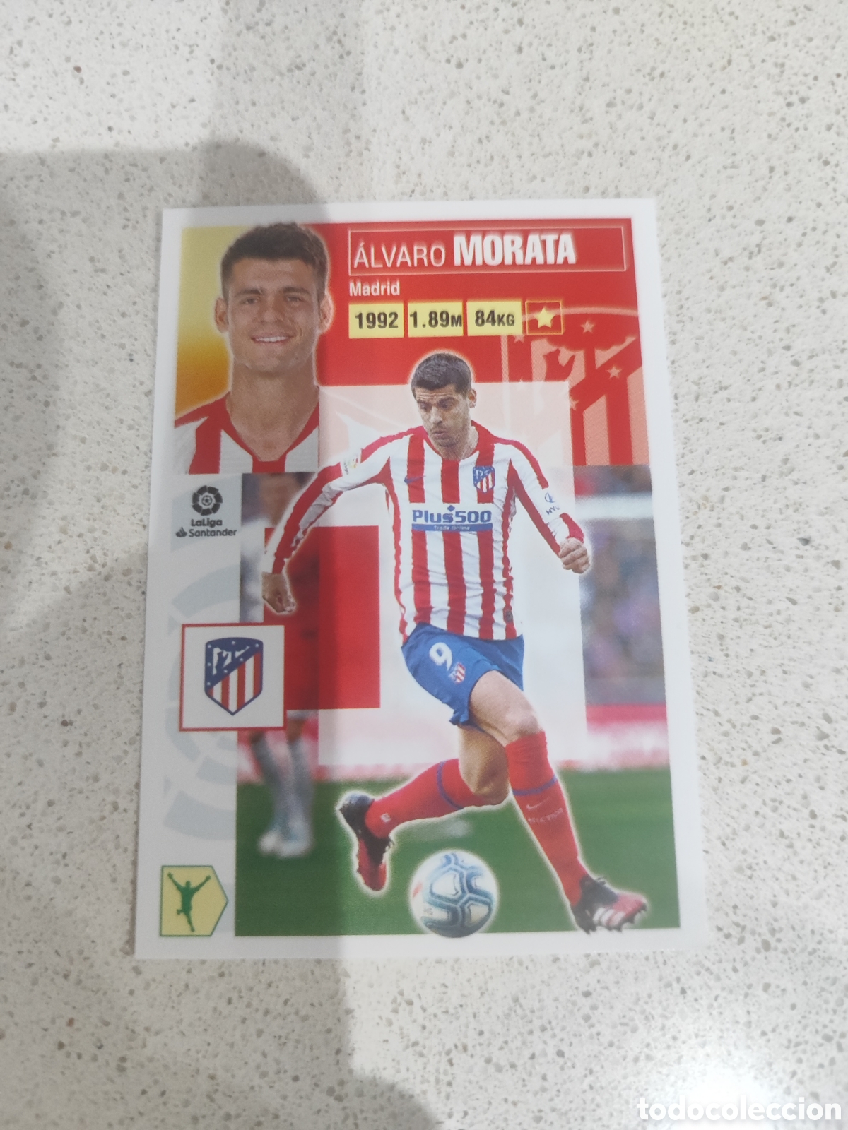 Cromos de f&uacute;tbol: CROMO MORATA ATL&Eacute;TICO DE MADRID NUMERO 17. LIGA ESTE 20/21
