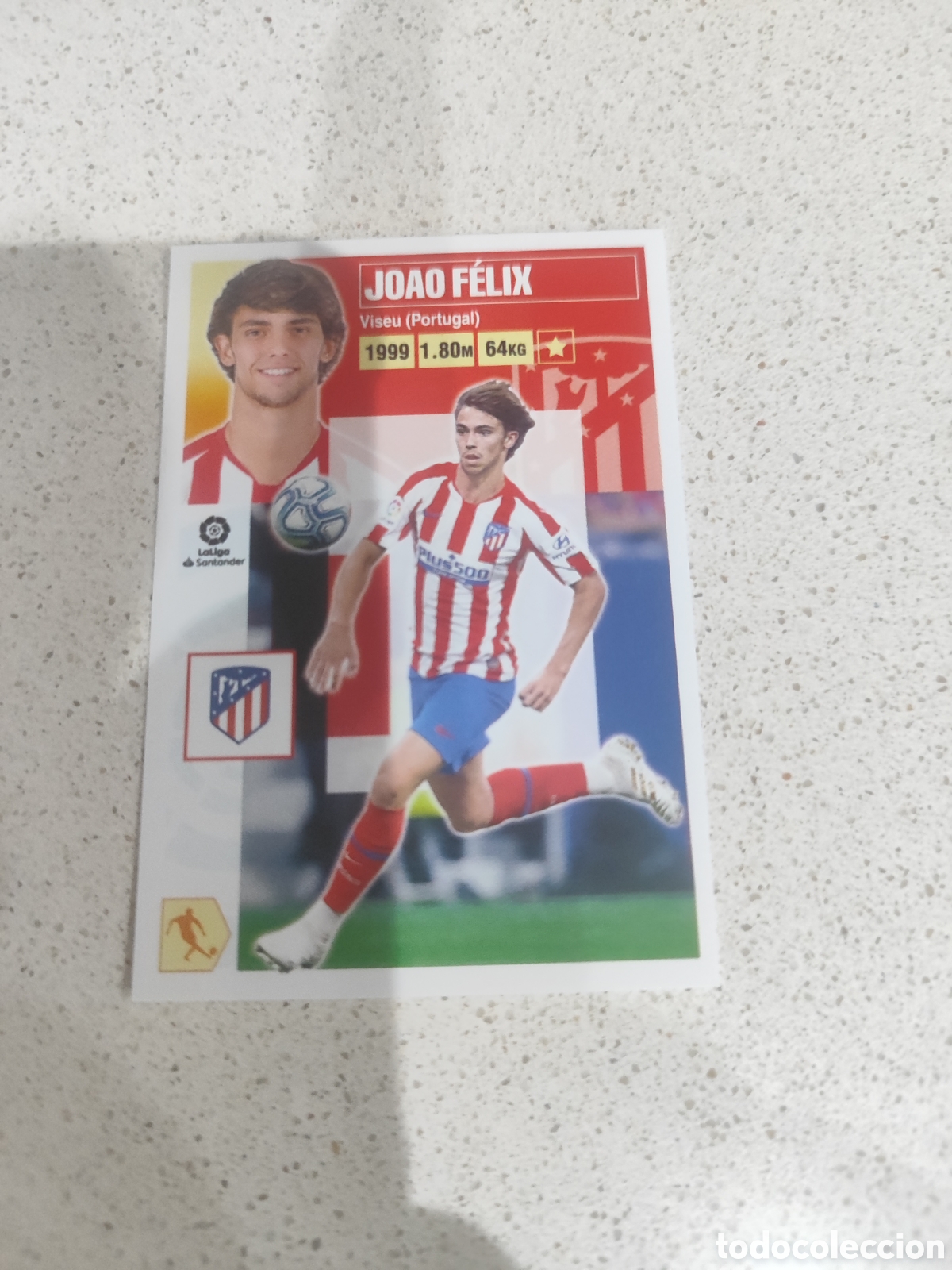 Cromos de f&uacute;tbol: CROMO JOAO F&Eacute;LIX ATL&Eacute;TICO DE MADRID NUMERO 15. LIGA ESTE 20/21