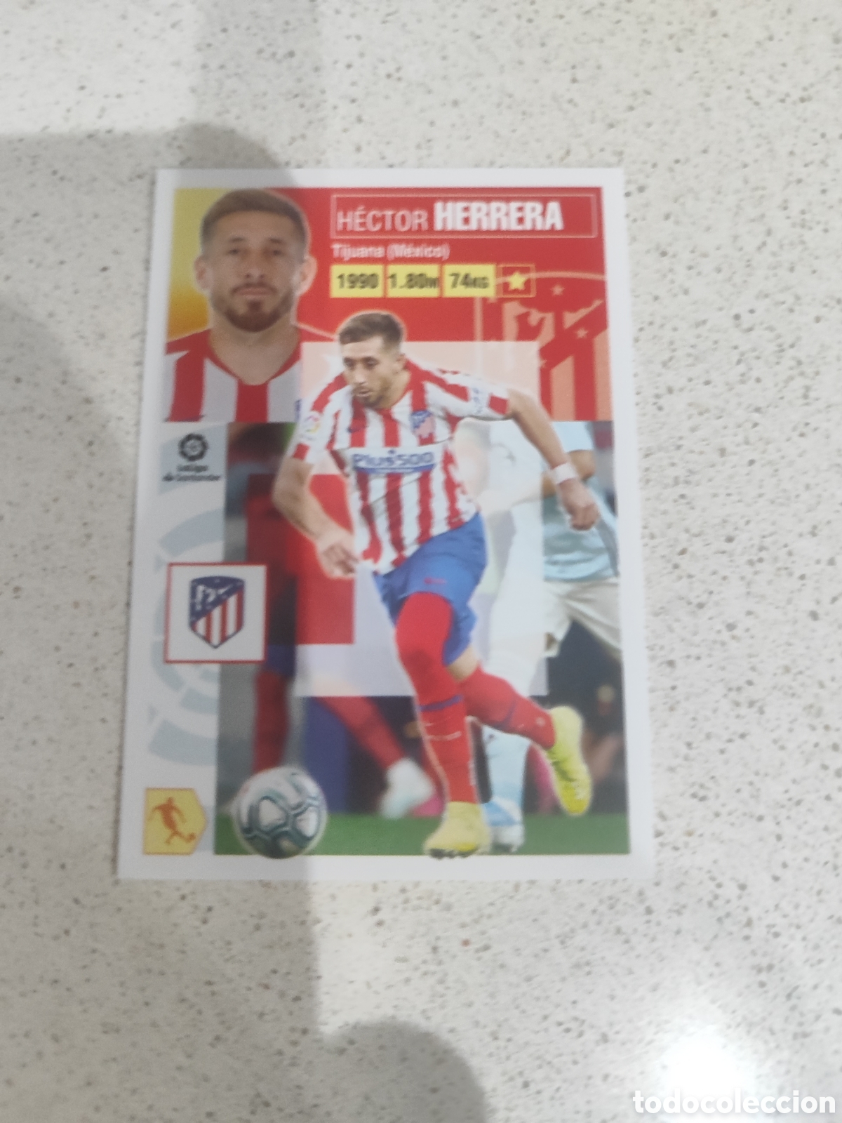Cromos de f&uacute;tbol: CROMO HERRERA ATL&Eacute;TICO DE MADRID NUMERO 11B. LIGA ESTE 20/21
