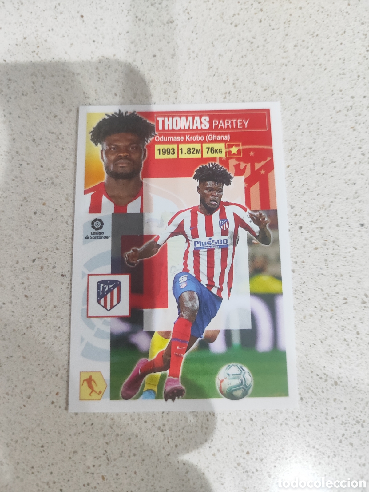 Cromos de f&uacute;tbol: CROMO THOMAS ATL&Eacute;TICO DE MADRID NUMERO 11 A. LIGA ESTE 20/21