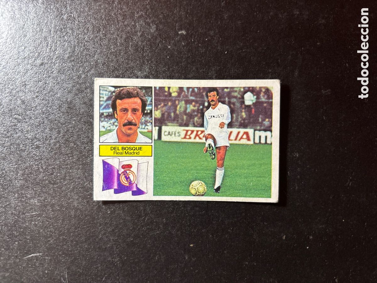 Figurine di Calcio: DEL BOSQUE DEL REAL MADRID ALBUM ESTE LIGA 1982 - 1983 ( 82- 83 )