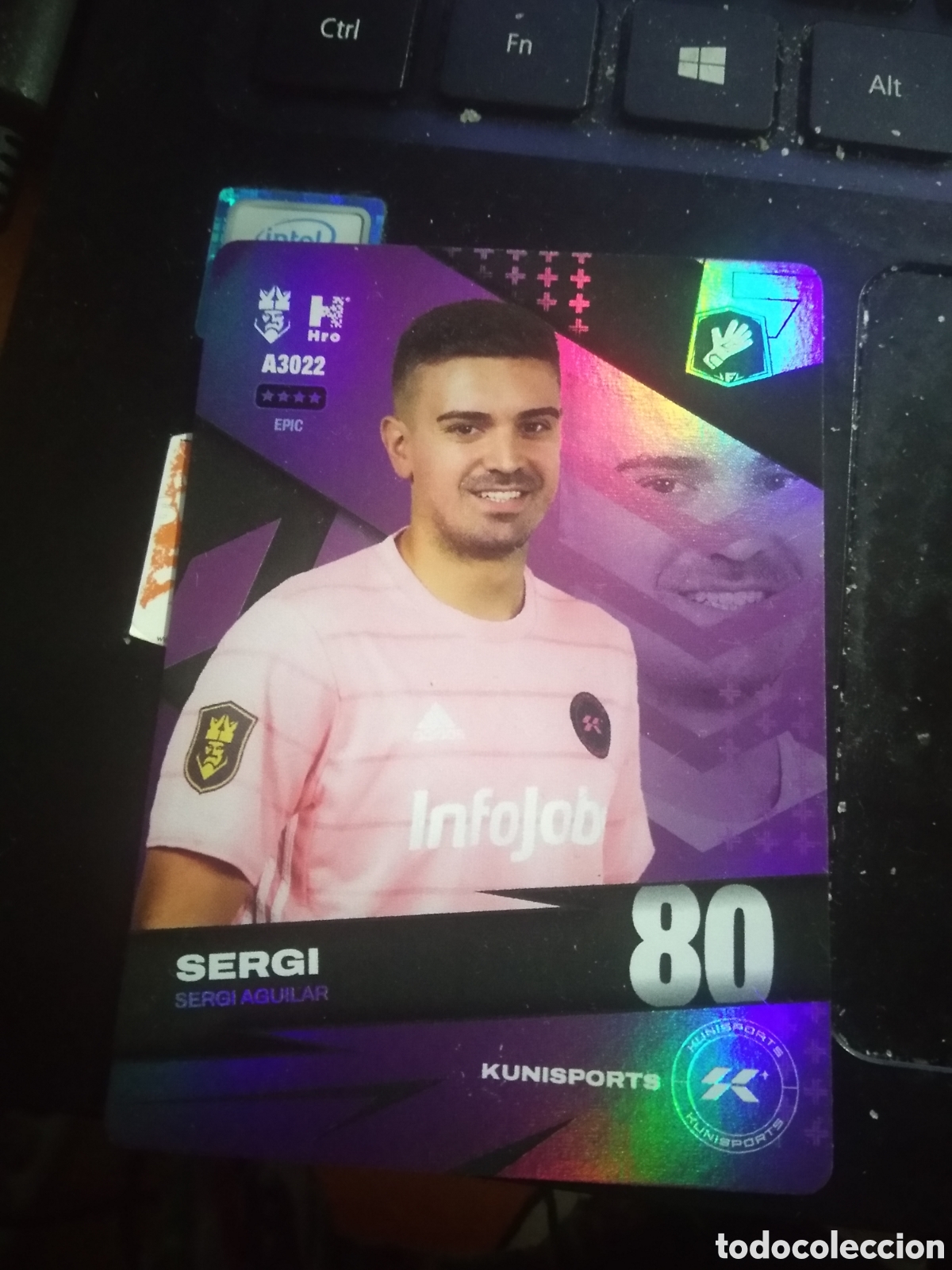 Cromos de F&uacute;tbol: SERGI AGUILAR KUNISPORTS CROMO FUTBOL TARJETA KINGS LEAGUE 2024