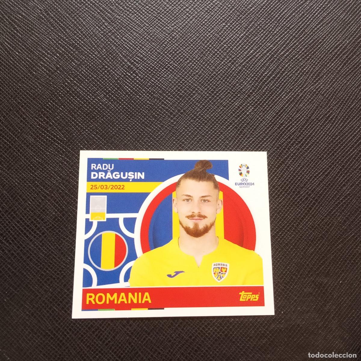 Cromos de F&uacute;tbol: 6 DRAGUSIN RUMANIA TOPPS EUROCOPA ALEMANIA FUTBOL 2024 EURO 24 SIN PEGAR - (MD1-10/11) PG34