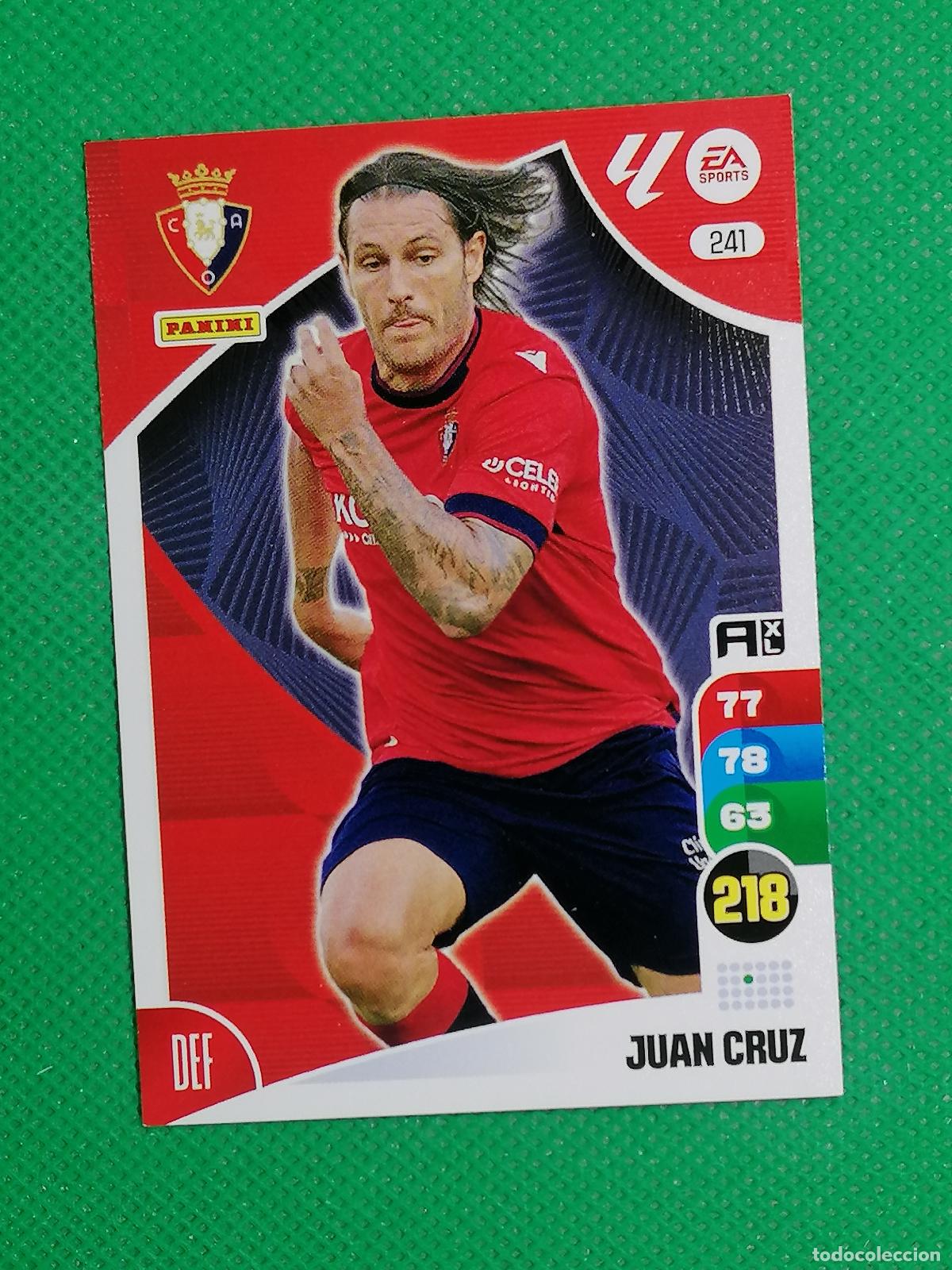 Cromos de F&uacute;tbol: 241 JUAN CRUZ OSASUNA ⚽ PANINI LIGA ADRENALYN XL 2024 2025 24 25 ⚽