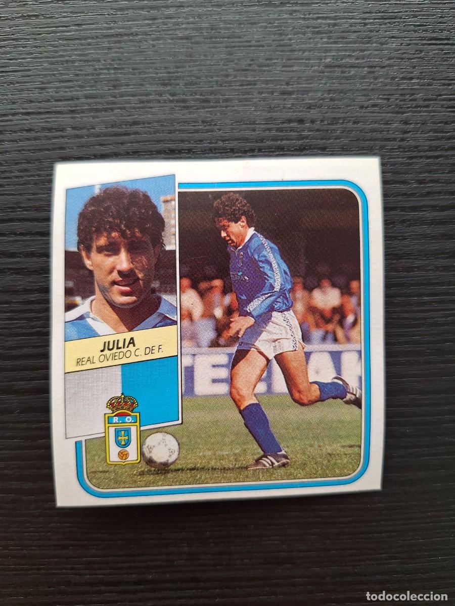 Cromos de Futebol: CROMO DE F&Uacute;TBOL LIGA ESTE JULIA OVIEDO SIN PEGAR NUNCA PEGADO 89 90 1989 1990