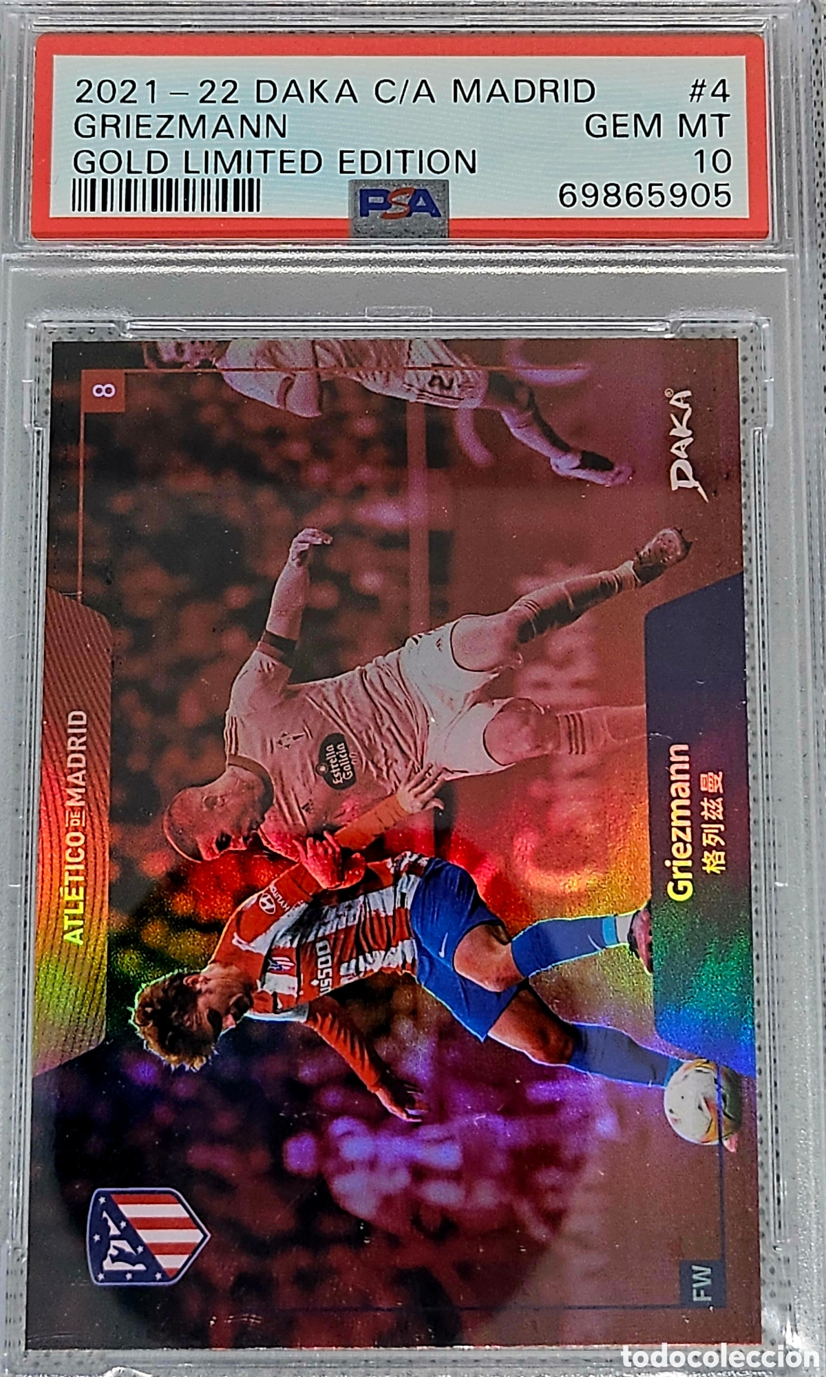 Football Stickers: Daka Atletico de Madrid 21-22 - Antoine Griezmann - PSA10