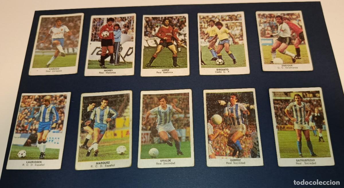Cromos de F&uacute;tbol: Cromos Cano 1983-84--Futbol 84 --Lote de 10 cromos