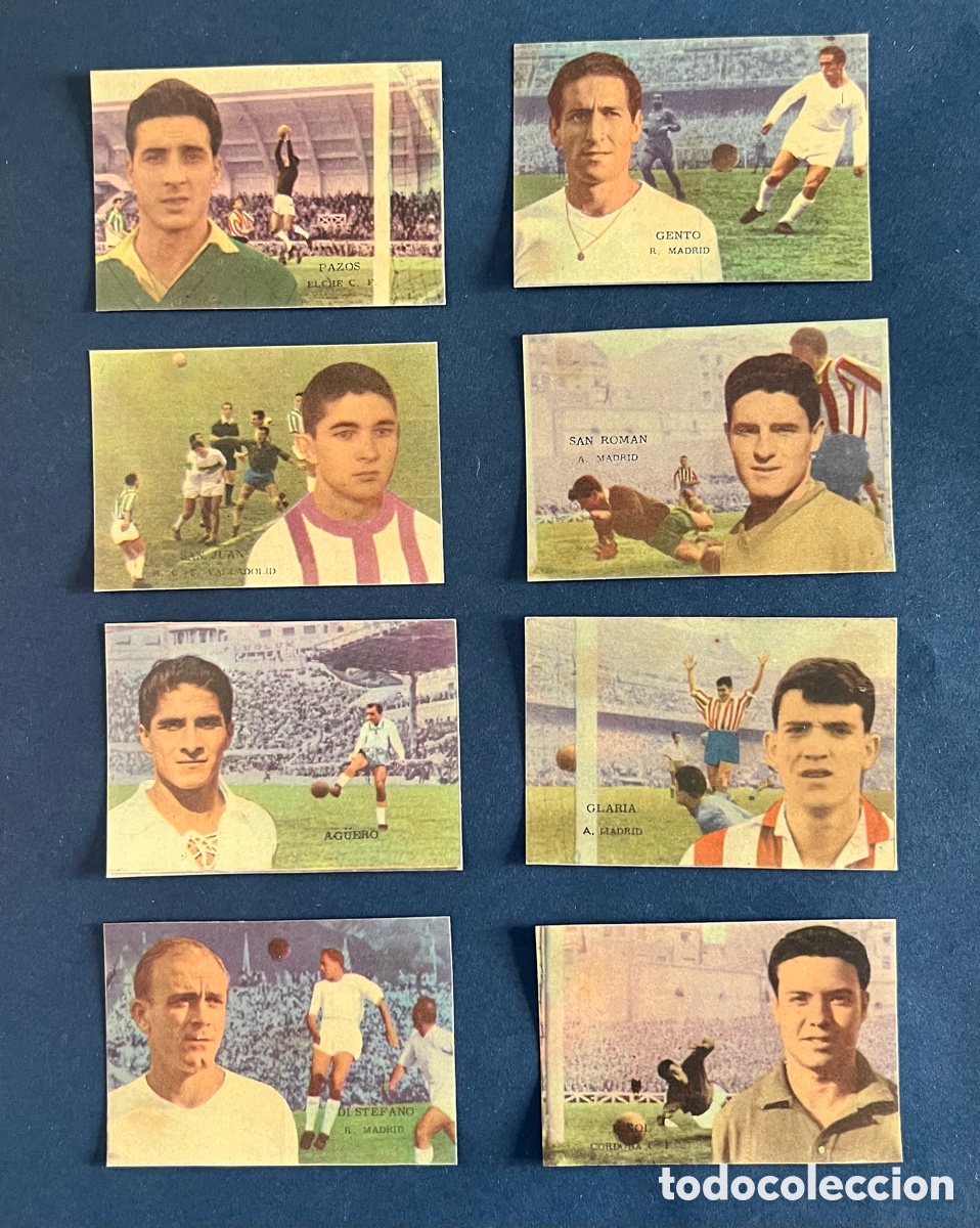 Cromos de f&uacute;tbol: FHER 1962/63 - 16 CROMOS R&Eacute;PLICAS DE IMPRENTA