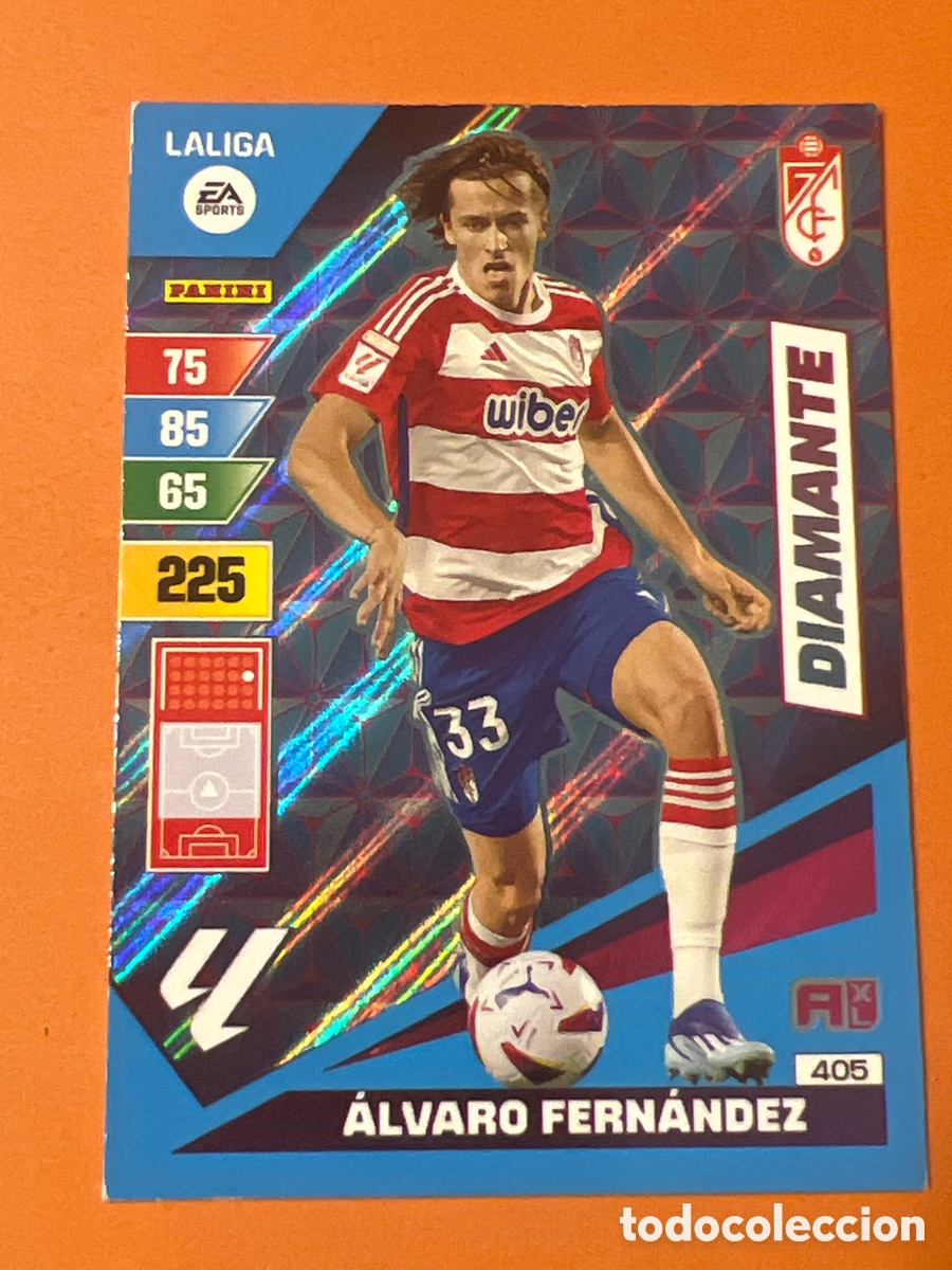 Fu&szlig;ball-Sticker: E293. CARD ADRENALYN 2023-2024 23 24 DIAMANTE ALVARO FERNANDEZ GRANADA 405