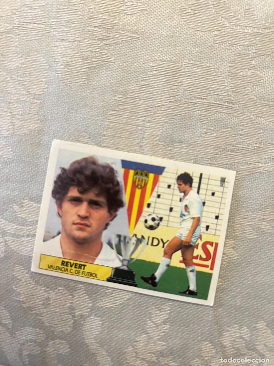 Cromos de f&uacute;tbol: REVERT VALENCIA CON TRASERA ESTE 87-88 - Foto 1