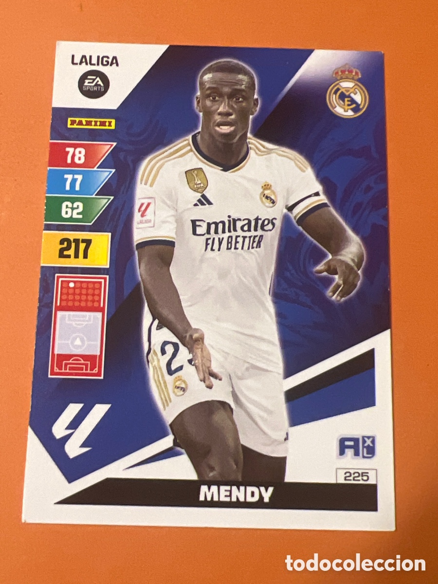 Football Stickers: E652. 225 Mendy Real Madrid Adrenalyn XL 2023 2024 23 24