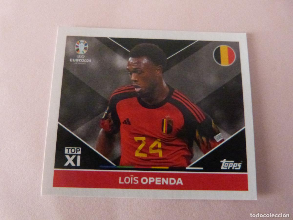 Cromos de f&uacute;tbol: CROMO FUTBOL OPENDA BELGICA SIN PEGAR TOP N&ordm; 1 EUROCOPA-EURO ALEMANIA 2024 TOPPS