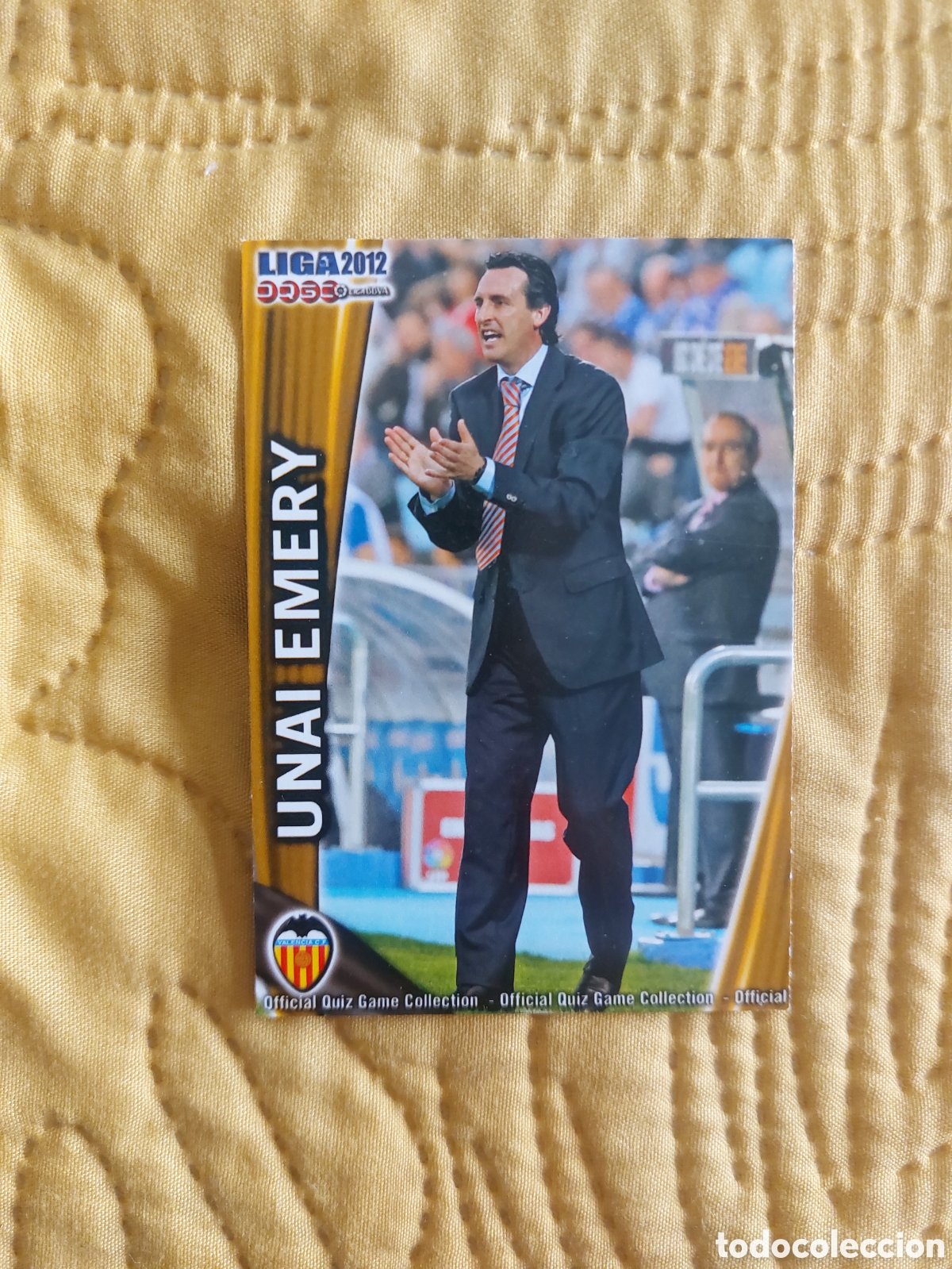 Cartes &agrave; collectionner de Football: 57 UNAI EMERY VALENCIA CROMOS ALBUM MUNDICROMO LIGA FUTBOL QUIZ GAME 2011 2012 11 12