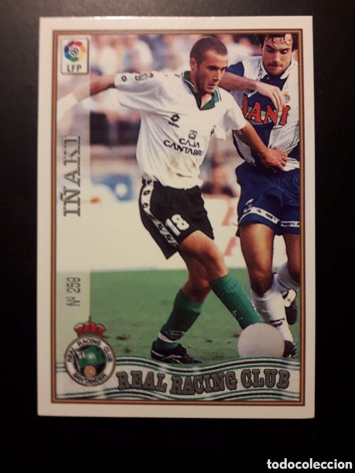 Cromos de f&uacute;tbol: I&Ntilde;AKI RACING SANTANDER N&deg; 259 LAS FICHAS DE LA LIGA 1997 1998 97 98 MUNDICROMO MC PEDIDO M&Iacute;NIMO 3&euro;.