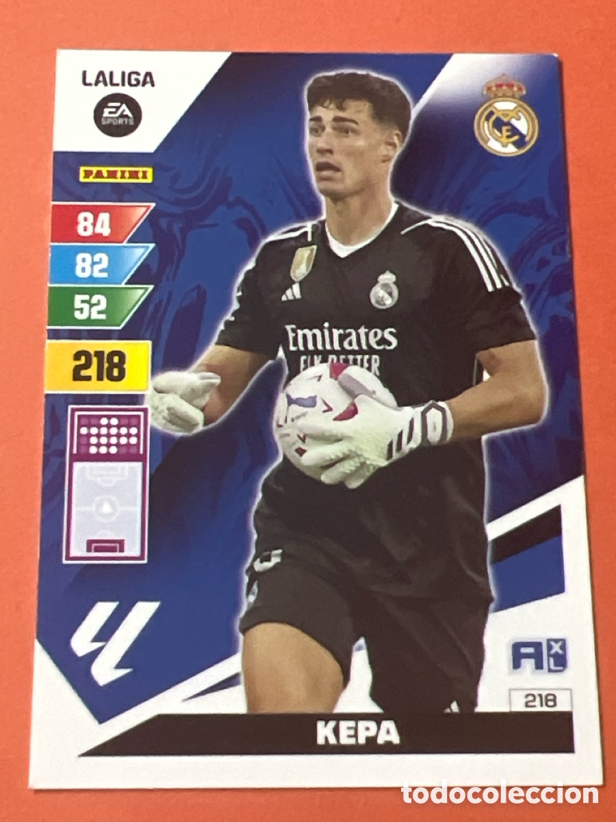Fu&szlig;ball-Sticker: E1269. 218 Kepa Real Madrid Adrenalyn XL 2023 2024 23 24