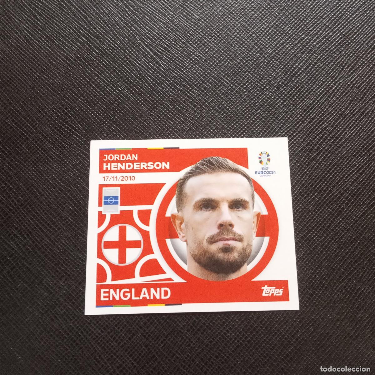 Cromos de F&uacute;tbol: 15 HENDERSON INGLATERRA TOPPS EUROCOPA ALEMANIA FUTBOL 2024 EURO 24 SIN PEGAR - (MD1-10/11) PG42