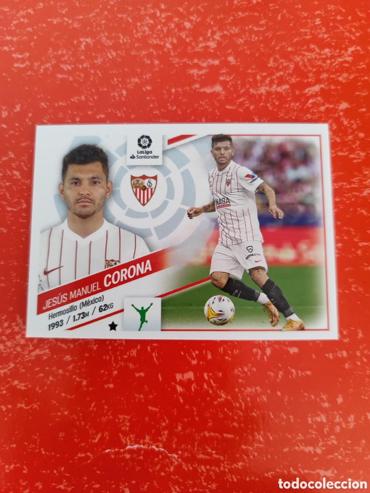Cartes &agrave; collectionner de Football: CROMO CORONA SEVILLA N&Uacute;MERO 16. LIGA ESTE 22/23.