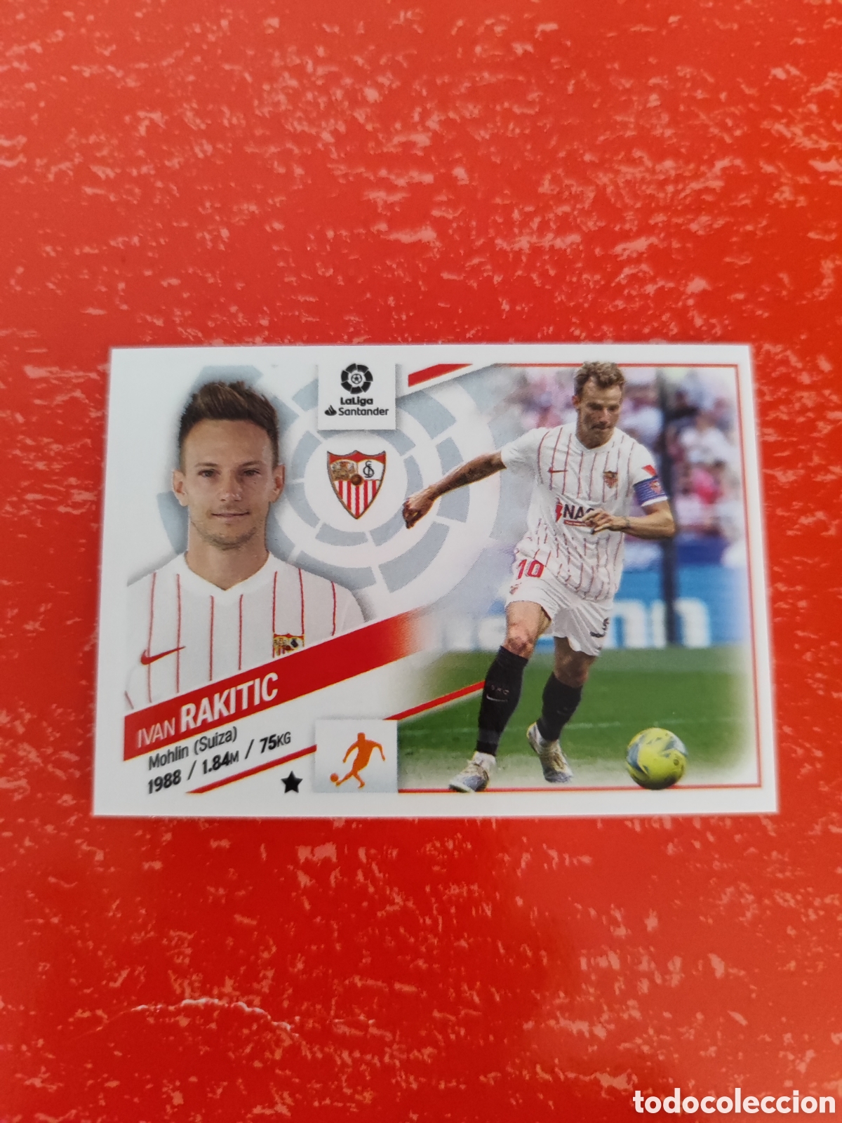 Cartes &agrave; collectionner de Football: CROMO RAKITIC SEVILLA N&Uacute;MERO 13. LIGA ESTE 22/23.