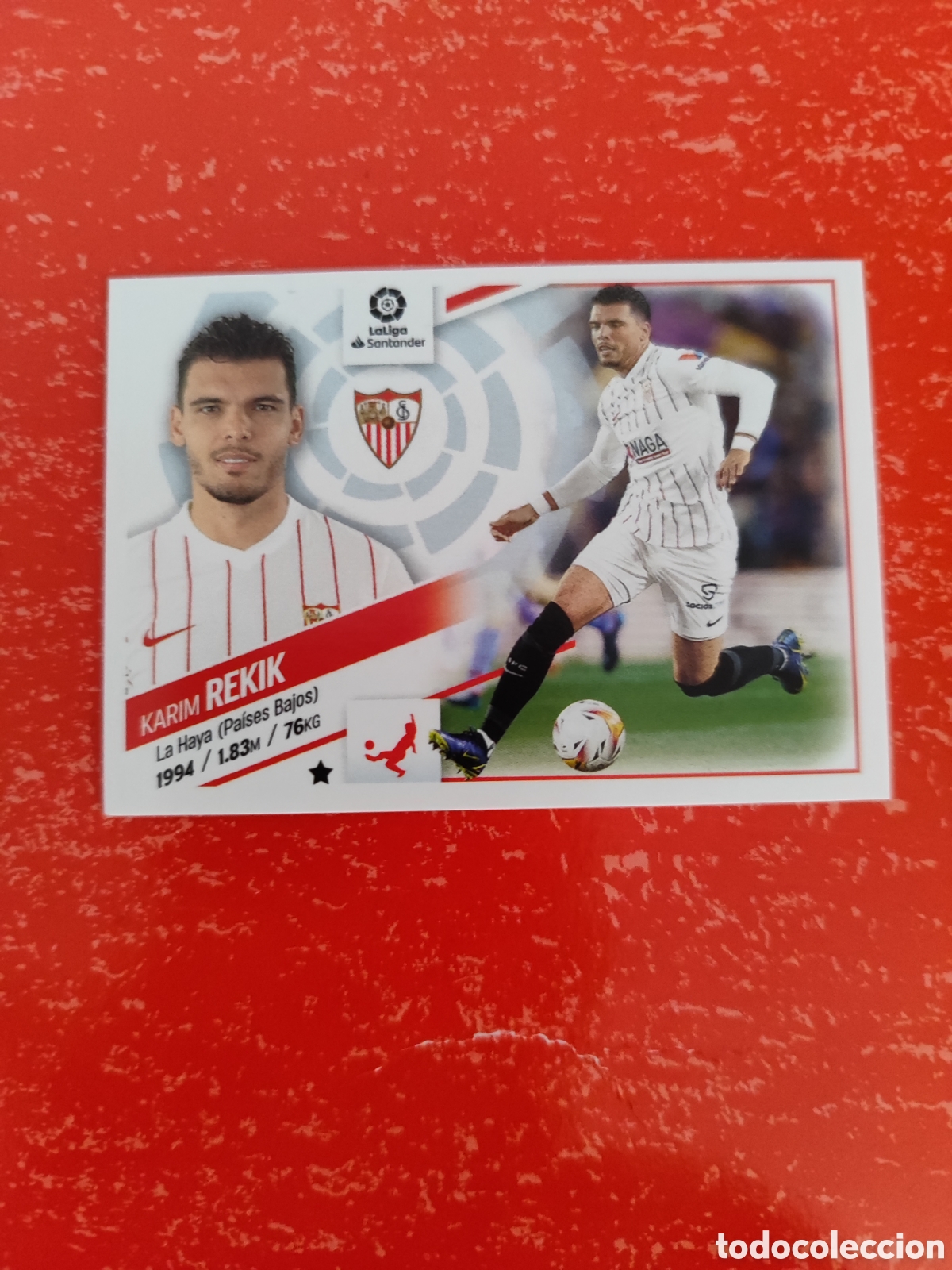 Cartes &agrave; collectionner de Football: CROMO REKIK SEVILLA N&Uacute;MERO 8. LIGA ESTE 22/23.