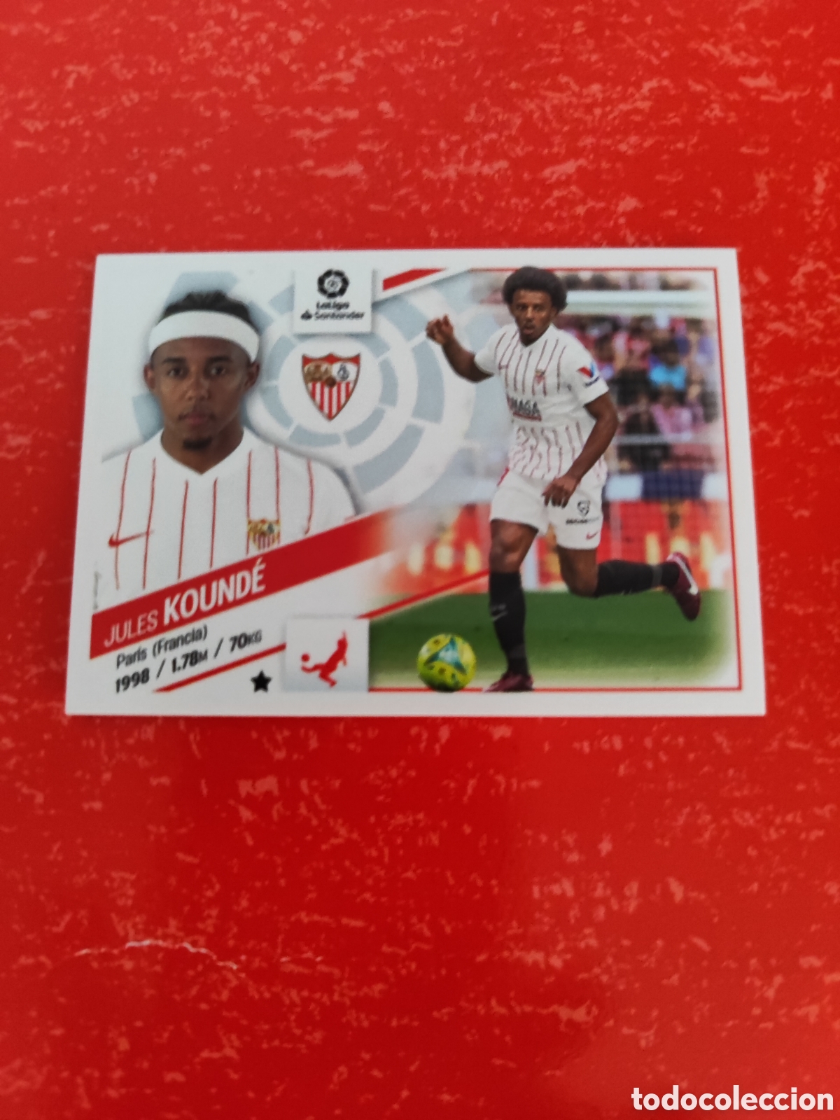Cromos de F&uacute;tbol: CROMO KOUND&Eacute; SEVILLA N&Uacute;MERO 7. LIGA ESTE 22/23.
