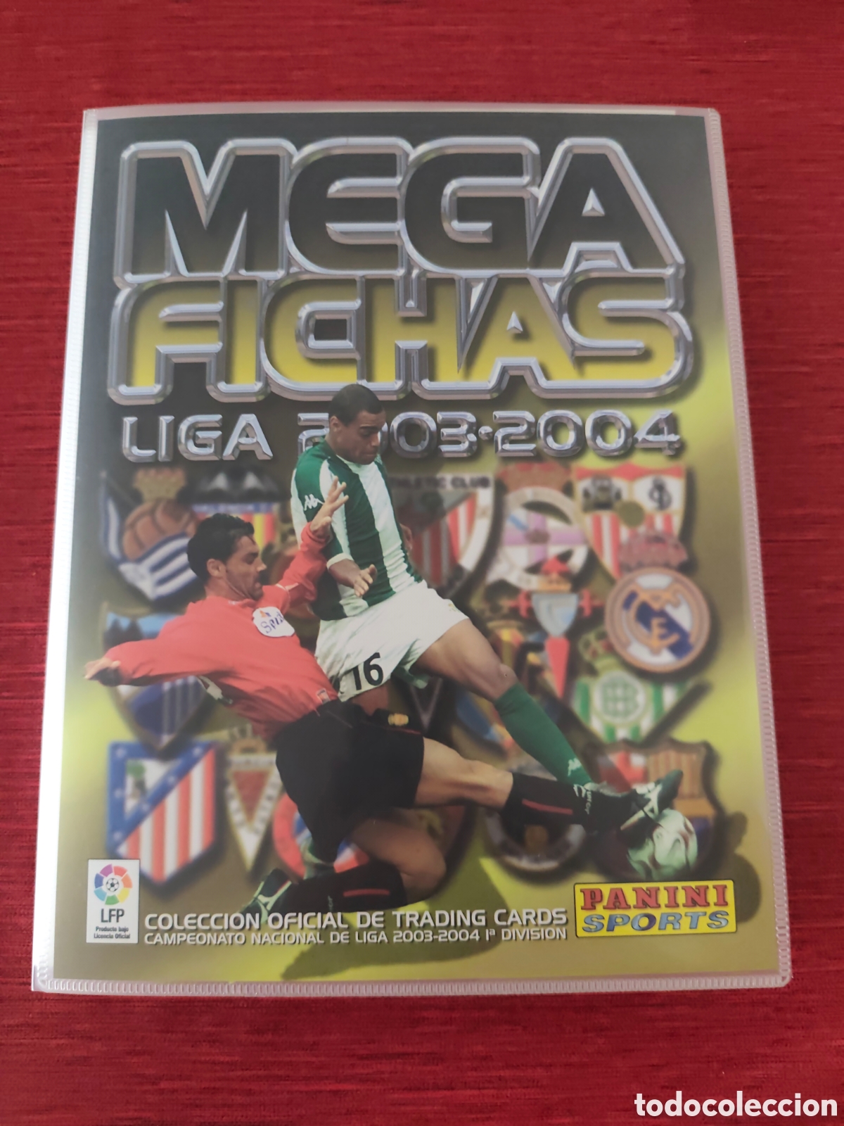 Fu&szlig;ball-Sticker: MUY COMPLETO ARCHIVADOR CON 576 CARDS MEGAFICHAS 2003 2004