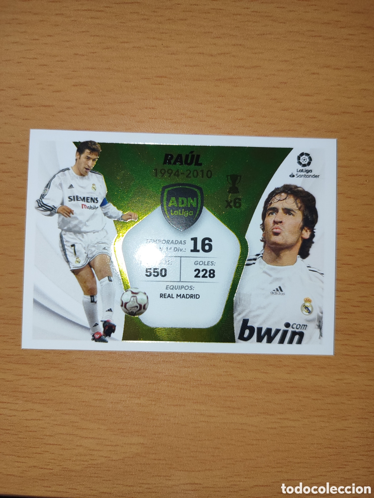 Fu&szlig;ball-Sticker: CROMO N&Uacute;MERO 25 RA&Uacute;L REAL MADRID ADN LA LIGA LIGA ESTE 21/22. PANINI.