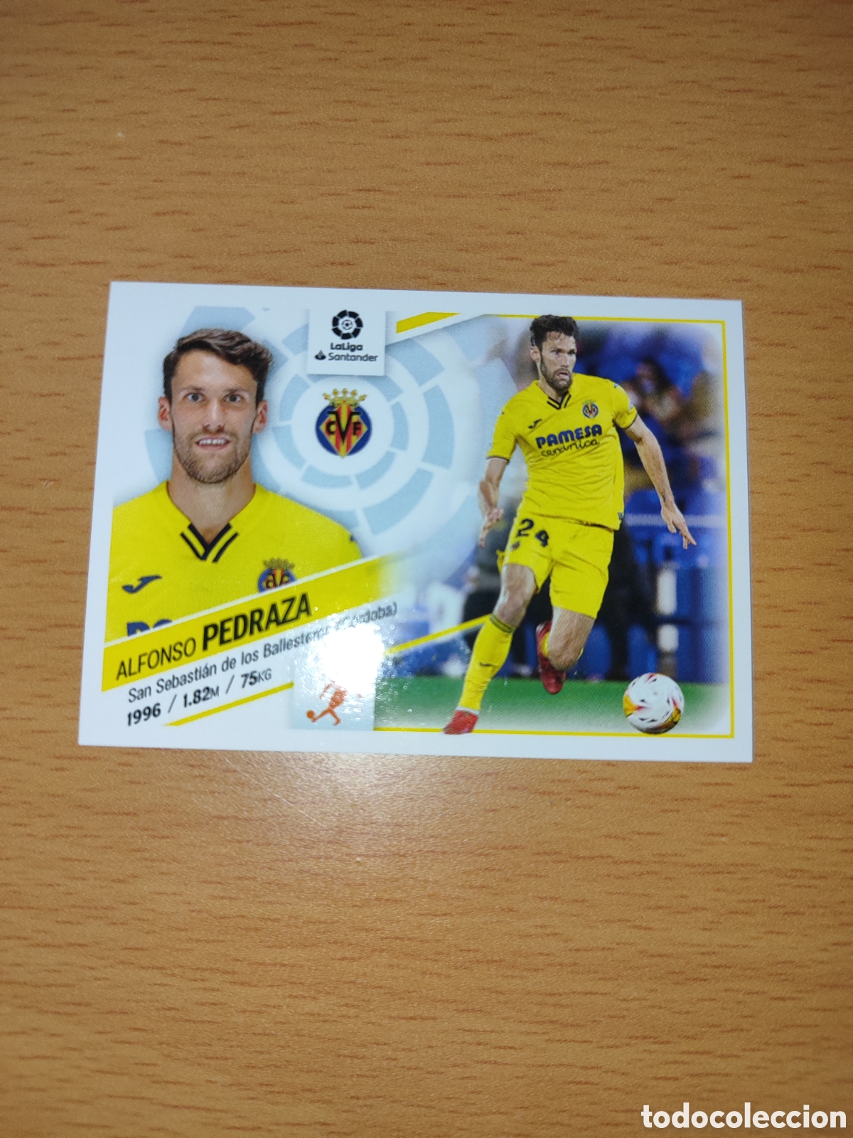 Cromos de Futebol: CROMO PEDRAZA VILLARREAL N&Uacute;MERO 14A. LIGA ESTE 22/23.