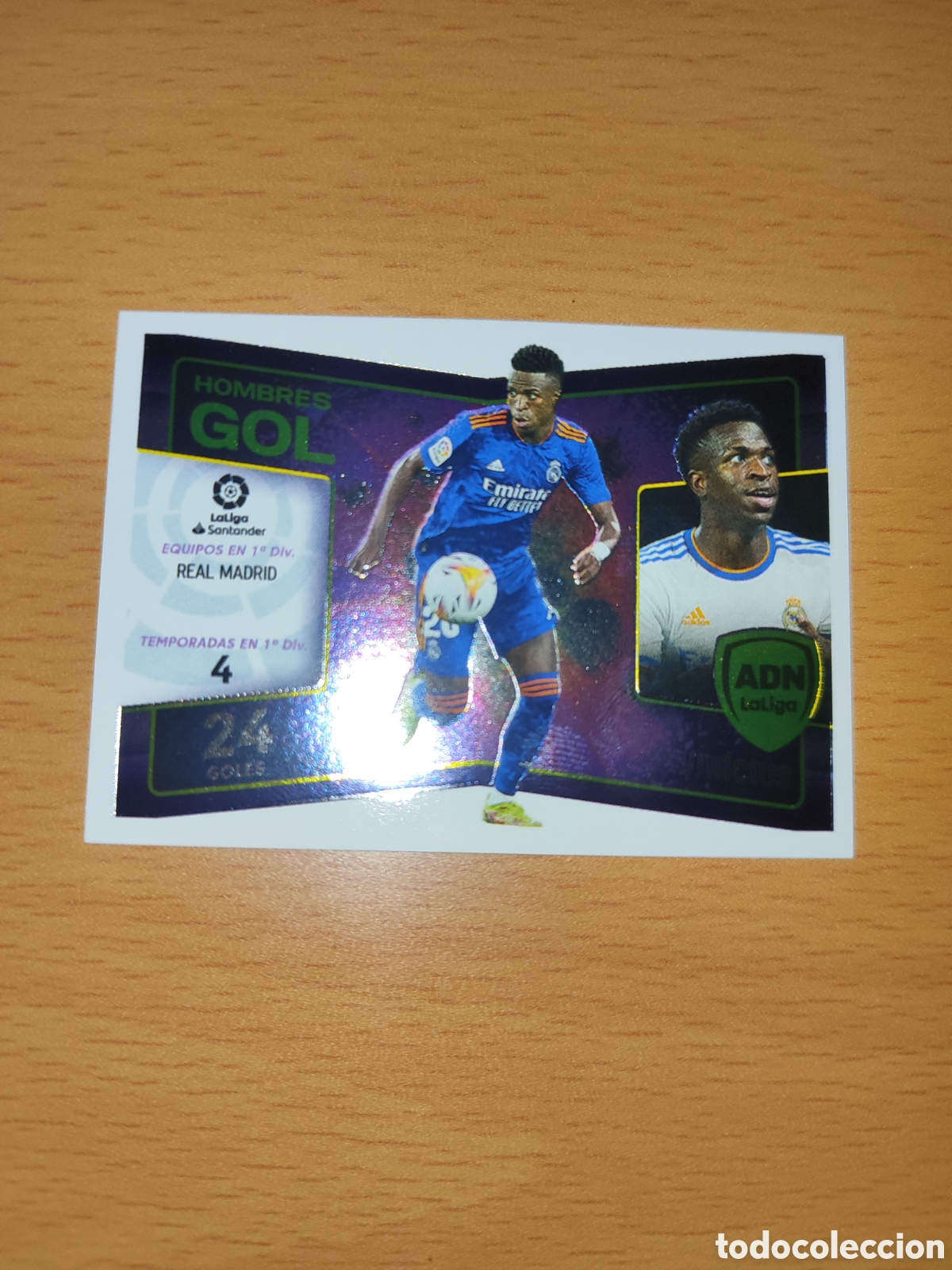 Cromos de f&uacute;tbol: CROMO VIN&Iacute;CIUS JR REAL MADRID ADN LA LIGA HOMBRES GOL N&Uacute;MERO 26. LIGA ESTE 22/23. PANINI.