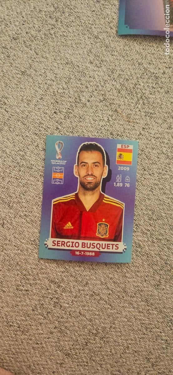 Figurine di Calcio: 15 busquets espa&ntilde;a world cup quatar catar mundial 2022 22 sin pegar