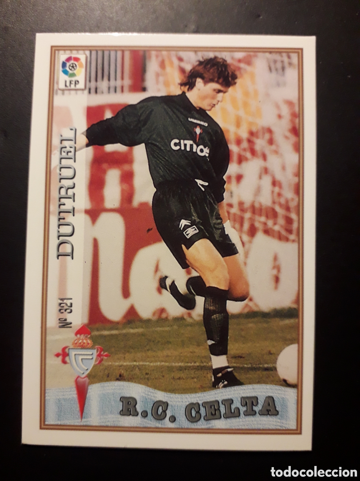 Cromos de F&uacute;tbol: DUTRUEL CELTA DE VIGO N&deg; 321 LAS FICHAS DE LA LIGA 1997 1998 97 98 MUNDICROMO MC PEDIDO M&Iacute;NIMO 3&euro;.